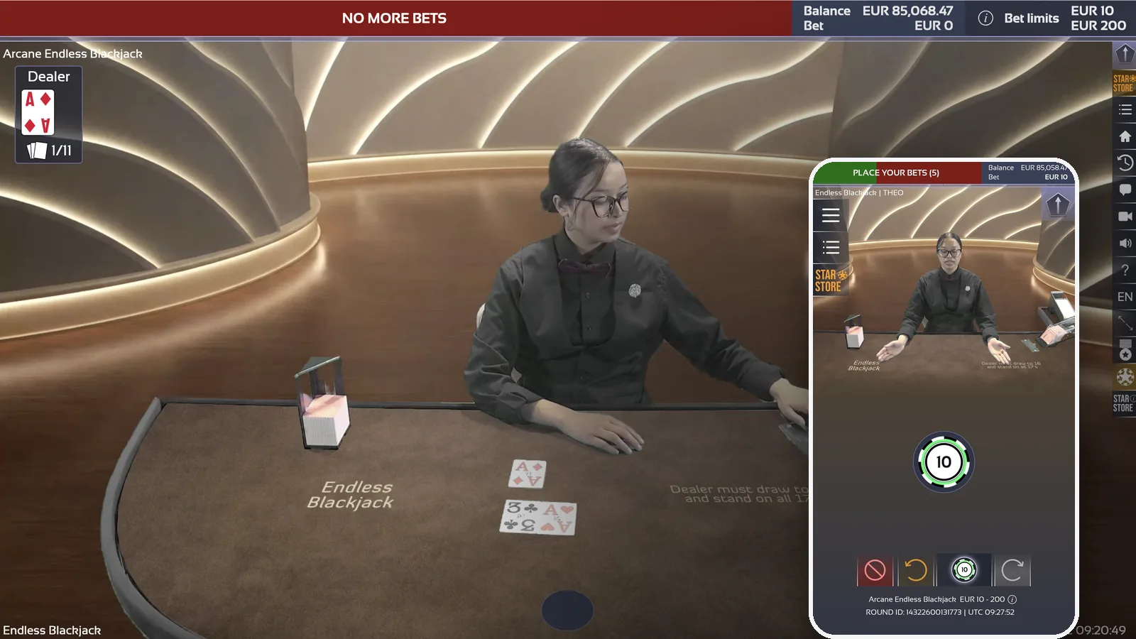 Endless Blackjack