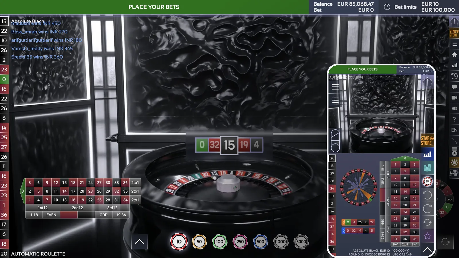 Ruleta automática
